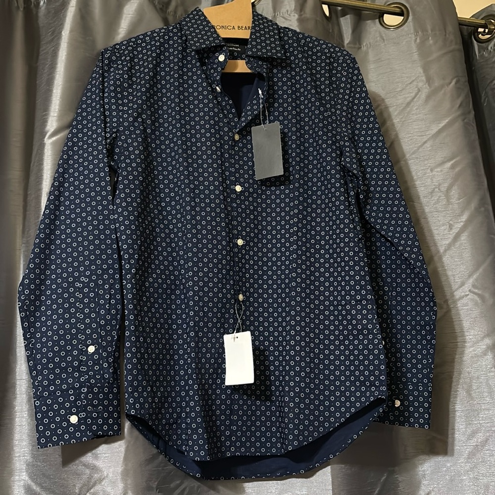 Dark blue formal shirt men’s